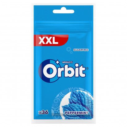 Orbit XXL Peppermint Bezcukrowa guma do żucia 50 g (36 sztuk)