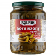 Rolnik Ogórki korniszony 3-6 cm 680 g