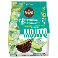 Wawel Mieszanka Krakowska Galaretki w czekoladzie o smaku mojito 245 g
