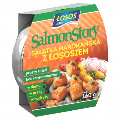 Łosoś Ustka SalmonStory Sałatka marokańska z łososiem 160 g