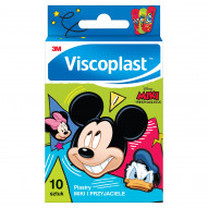 Viscoplast Miki i Przyjaciele Dekorowane plastry dla dzieci 72 mm x 25 mm 10 sztuk
