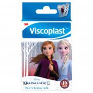 Viscoplast Kraina Lodu Dekorowane plastry dla dzieci 72 mm x 25 mm 10 sztuk