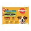 Pedigree Mokra karma dla dorosłych psów wybór smaków z warzywami w sosie 400 g (4 x 100 g)