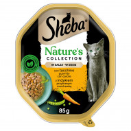 Sheba Nature's Collection Mokra karma dla kotów w sosie z indykiem przybranym marchewką 85 g