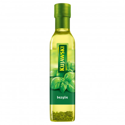 Kujawski Olej rzepakowy z pierwszego tłoczenia z bazylią 250 ml