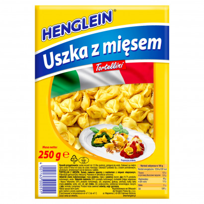 Henglein Tortellini uszka z mięsem 250 g