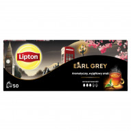 Lipton Earl Grey Herbata czarna 75 g (50 torebek)
