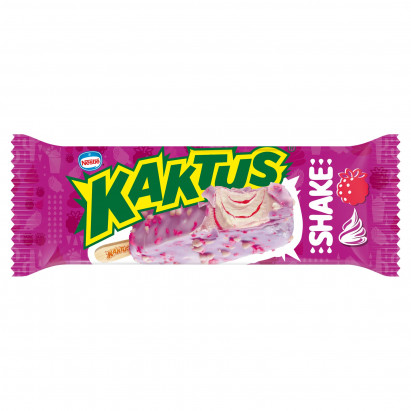 Kaktus Shake Lody ze śmietanką zakręcone z sosem malinowym 90 ml