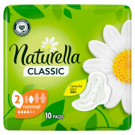 Naturella Classic Normal Camomile Podpaski ze skrzydełkami x10