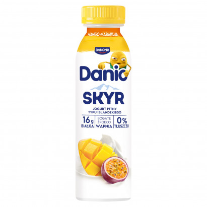 Danio Skyr jogurt pitny typu islandzkiego mango-marakuja 270 g