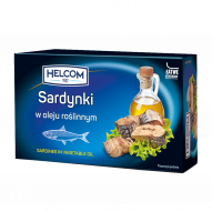 Sardynki w oleju roślinnym 125g HELCOM