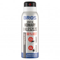 Bros Spray na komary i kleszcze 50 % DEET tropikalny 90 ml