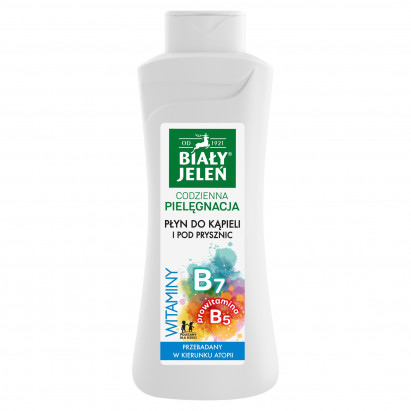 Biały Jeleń Płyn do kąpieli i pod prysznic witaminy 750 ml