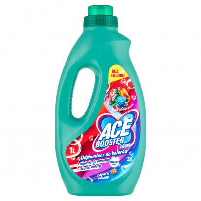 Ace Booster Odplamiacz do kolorów zapach wiosny 1 l