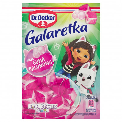 Dr. Oetker Galaretka smak guma balonowa 72 g