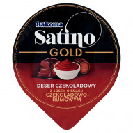 Bakoma Satino Gold Deser czekoladowy z sosem o smaku czekoladowo-rumowym 135 g