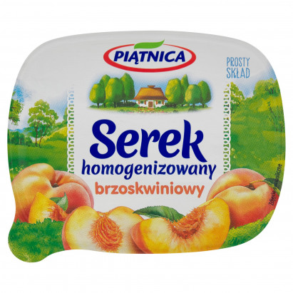 Piątnica Serek homogenizowany brzoskwiniowy 150 g