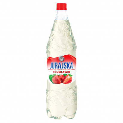 Jurajska Napój niegazowany o smaku truskawki 1,5 l