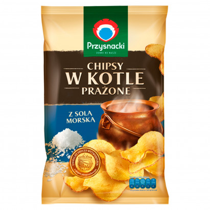 Przysnacki Chipsy w kotle prażone z solą morską 30 g
