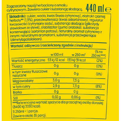 Syrop SodaStream LIPTON ICE TEA LEMON 440ML