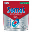 Somat Excellence 4 in 1 Caps Kapsułki do mycia naczyń w zmywarkach 570 g (30 sztuk)