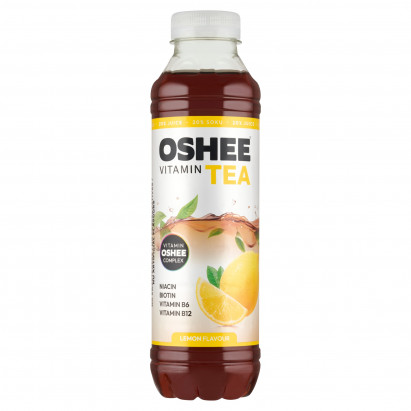 Oshee Vitamin Tea Niegazowany napój herbaciany o smaku cytrynowym 555 ml