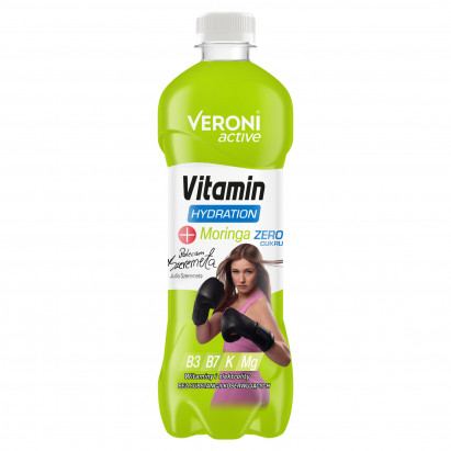 Veroni Active Vitamin Hydration Napój niegazowany o smaku cytrusowym z ekstraktem z moringi 555 ml