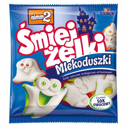 nimm2 Śmiejżelki Mlekoduszki Żelki owocowe wzbogacone witaminami 90 g