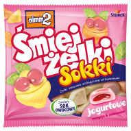 nimm2 Śmiejżelki Sokki Żelki owocowe wzbogacone witaminami 90 g