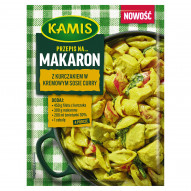 Kamis Przepis na makaron z kurczakiem w kremowym sosie curry 30 g