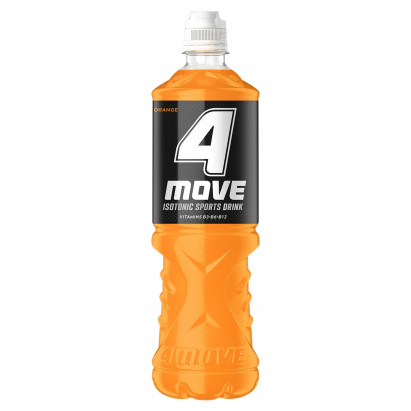 4Move Napój izotoniczny niegazowany o smaku pomarańczowym 750 ml