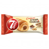 7 Days Cream & Cookies Super Max Rogalik Z Kremem Z Orzechów Laskowych Z Kawałkami Ciastek 110 G