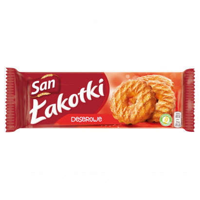 San Łakotki Deserowe Herbatniki Dekorowane Cukrem 168 G