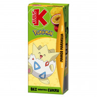 Kubuś Pokémon Napój smak mango marakuja 200 ml
