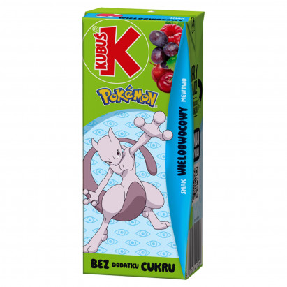 Kubuś Pokémon Napój smak wieloowocowy 200 ml