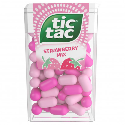 Tic Tac Drażetki o smaku truskawki 54 g