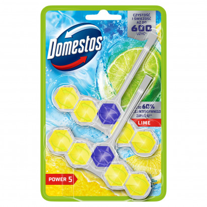 Domestos Power 5 Lime Kostka toaletowa 2 x 50 g