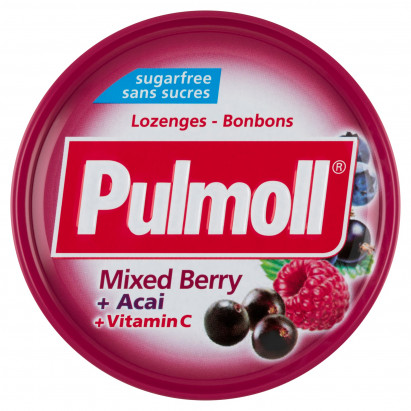 Pulmoll Pastylki do ssania o smaku owoców jagodowych 45 g