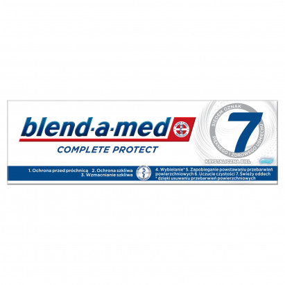Blend-a-med Complete Protect 7 Crystal White Pasta do zębów 75ml