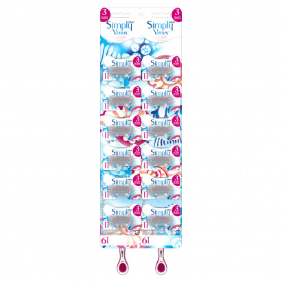 Gillette Simply Venus 3 Maszynka jednorazowa do golenia, 1 sztuka