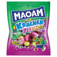 Maoam Kracher Fizzingz Gumy rozpuszczalne o smaku owocowym 140 g 