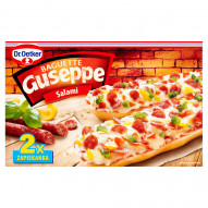 Dr. Oetker Guseppe Zapiekanka z salami serem edamskim i warzywami 250 g (2 x 125 g)