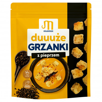 Mamut Duuuże grzanki z pieprzem 110 g