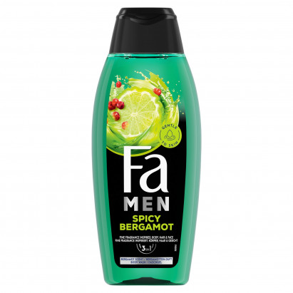 Fa Men Spicy Bergamot Płyn do mycia ciała włosów i twarzy 3w1 400 ml