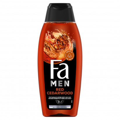 Fa Men Red Cedarwood Płyn do mycia ciała włosów i twarzy 3w1 400 ml