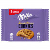 Milka Sensations Cookies Ciastka z kawałkami czekolady mlecznej nadzieniem z czekoladą mleczną 52 g