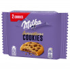Milka Sensations Cookies Ciastka z kawałkami czekolady mlecznej nadzieniem z czekoladą mleczną 52 g