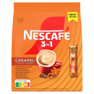 Nescafé 3in1 Rozpuszczalny napój kawowy smak karmelowy 160 g (10 x 16 g)