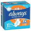 Always Podpaski Ultra Day Normal (rozmiar 1) Podpaski ze skrzydełkami, x 10]