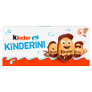Kinder Kinderini Biszkopty z mlecznymi i kakaowymi dekoracjami 100 g (4 x 2 sztuki)